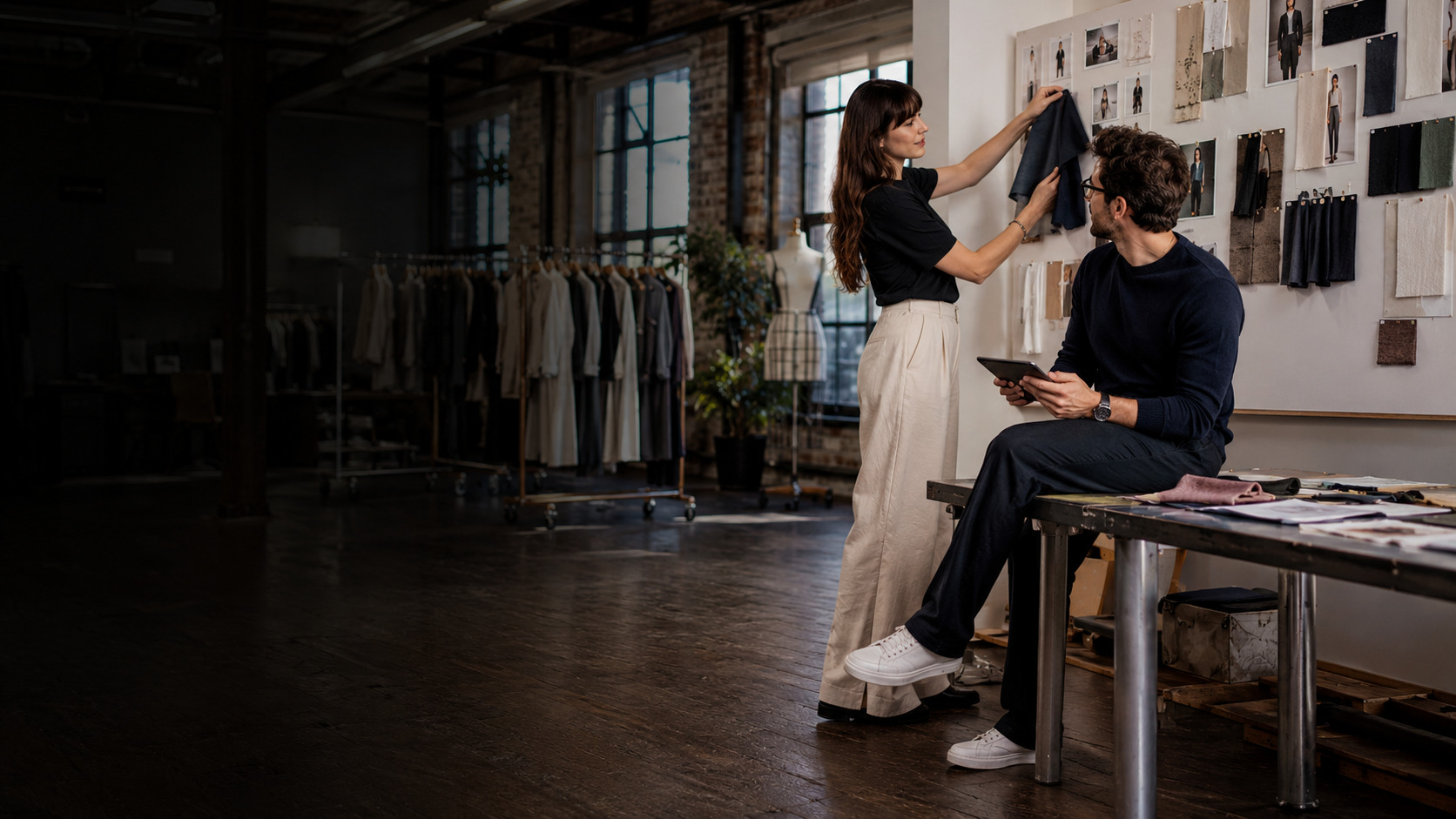 Fashion brands AI search visibility and website content optimization illustration