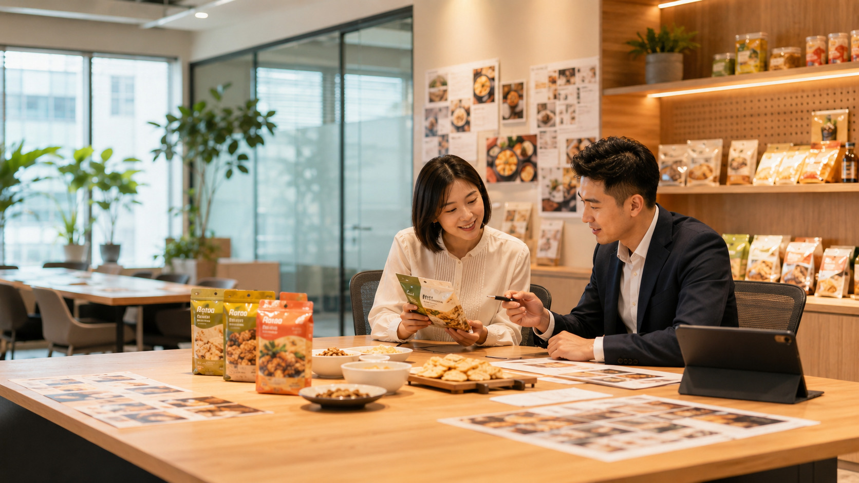 食品品牌產品頁、食材來源、食安檢驗、禮盒頁與 AI 搜尋可見度優化示意
