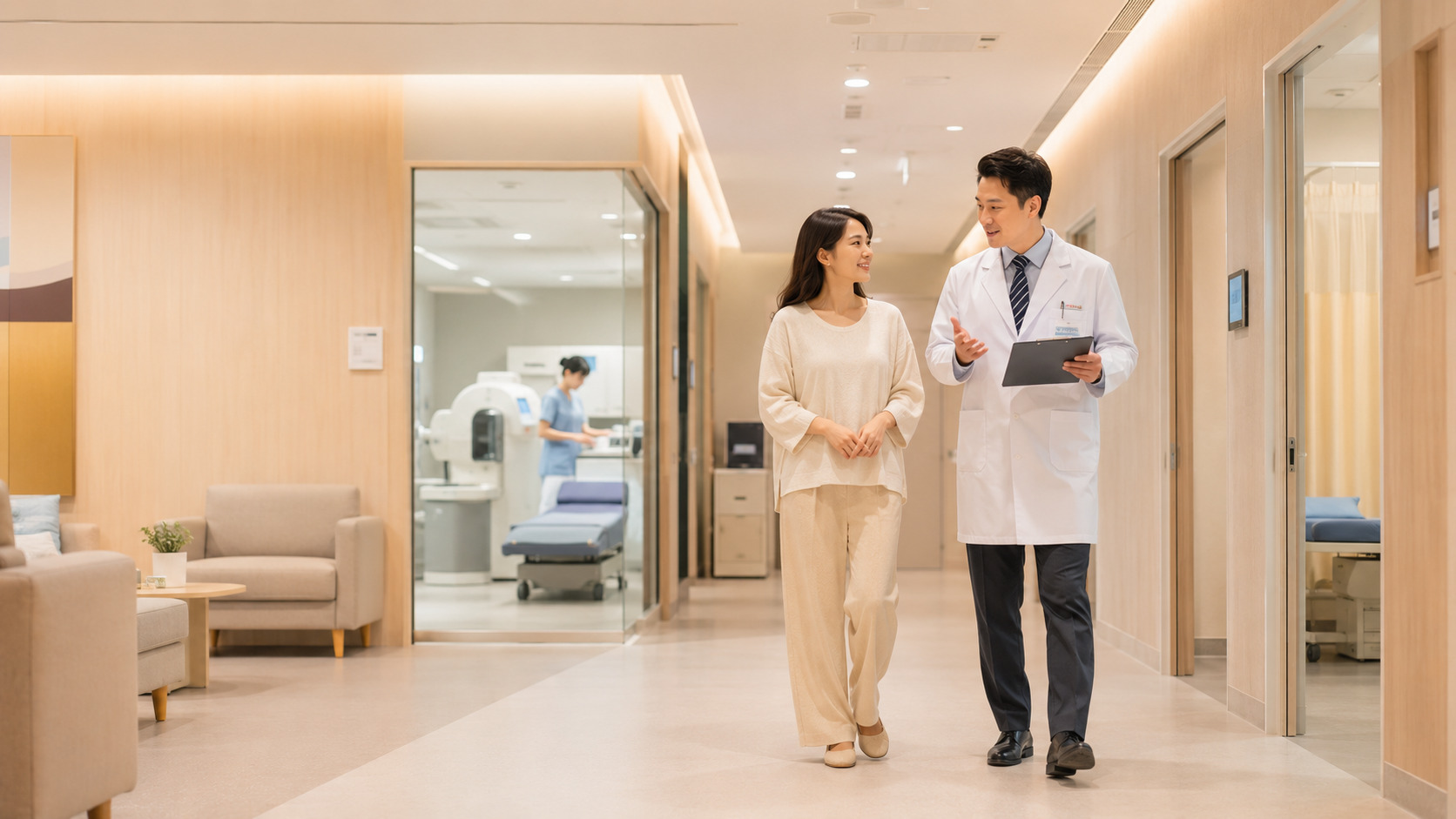 健康檢查中心 AI 搜尋可見度與健檢方案內容優化示意