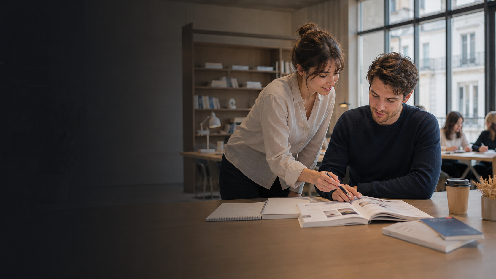 Language schools IA visibilité dans les recherches et contenu du site optimisation illustration