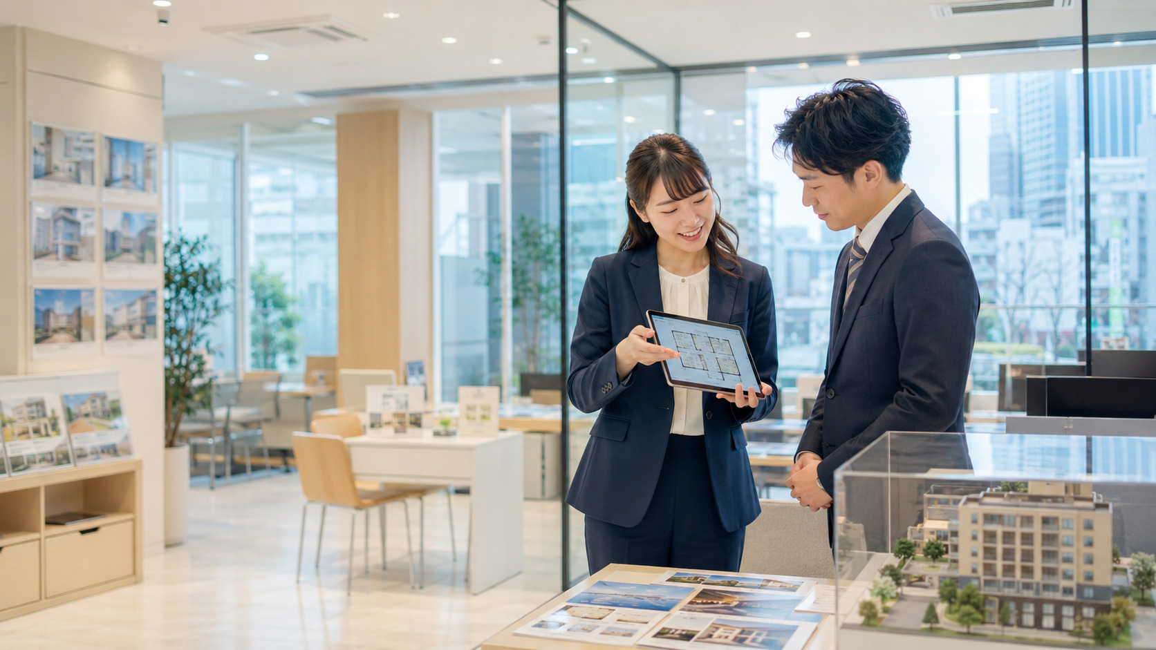 不動産仲介ブランド AI検索可視性とエリアサービスページコンテンツ最適化イメージ