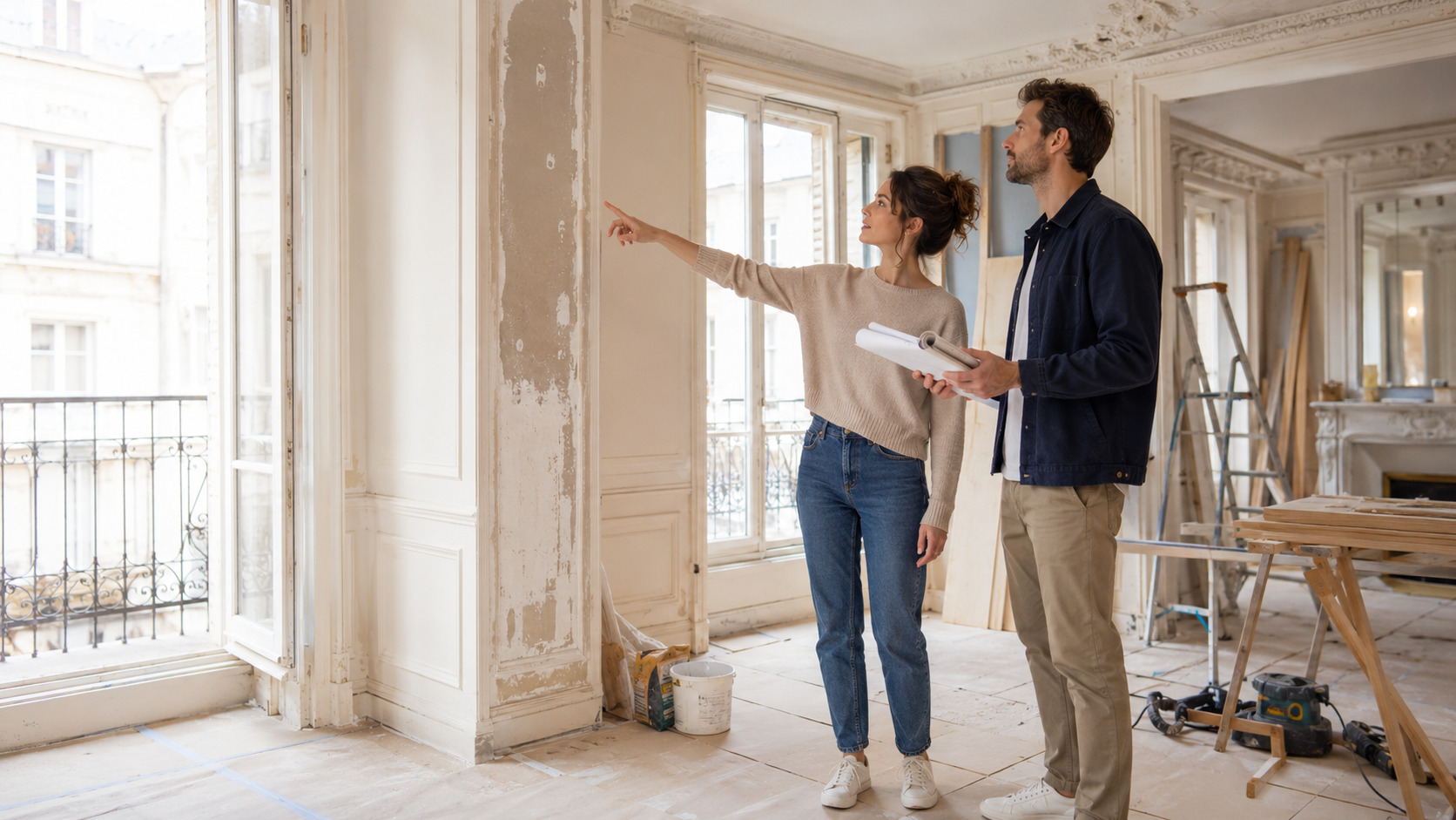 Renovation contractors IA visibilité dans les recherches et contenu du site optimisation illustration