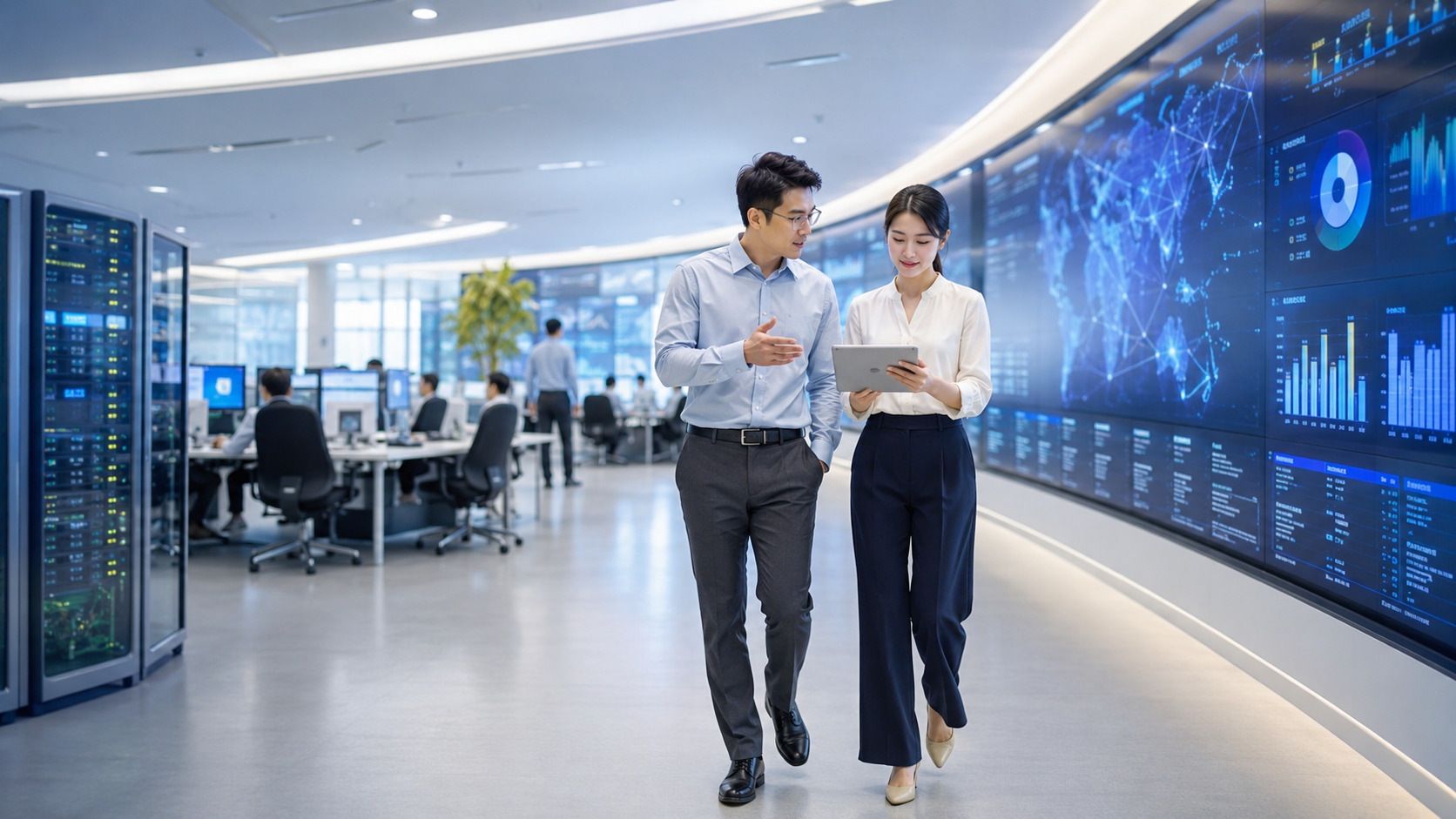 系统整合商 ERP CRM API 云端与信息安全整合内容优化示意