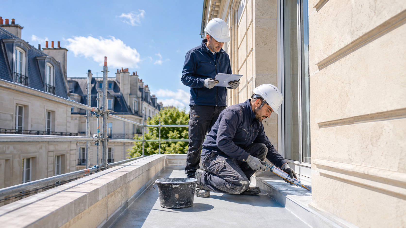 Waterpreuvesing contractors IA visibilité dans les recherches et contenu du site optimisation illustration