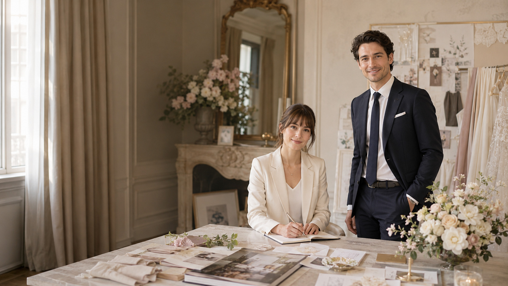 Wedding offreners IA visibilité dans les recherches et contenu du site optimisation illustration