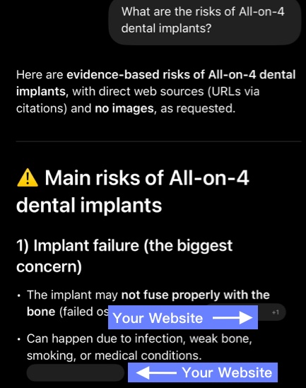 Help your website do more than get found. Make sure it is understood correctly in AI answers and recommendation flows.
