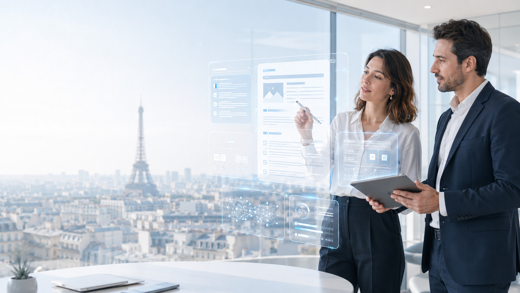 Illustration du tableau de bord Pimker pour structure de contenu lisible par l IA