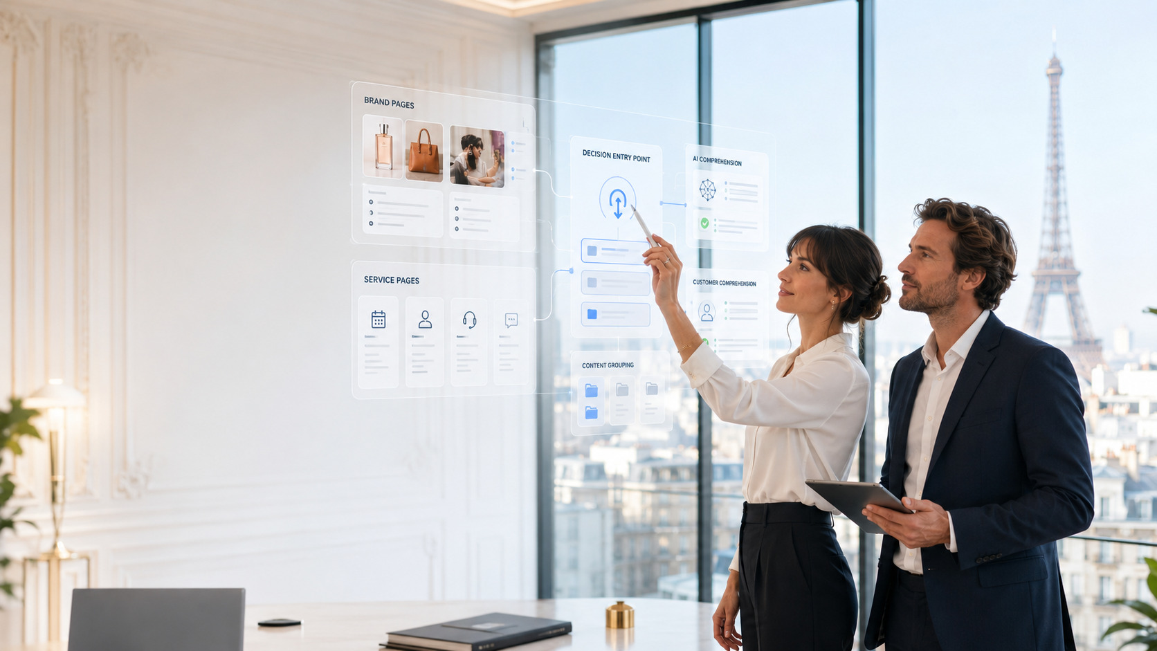 Pimker marque et service page optimisation