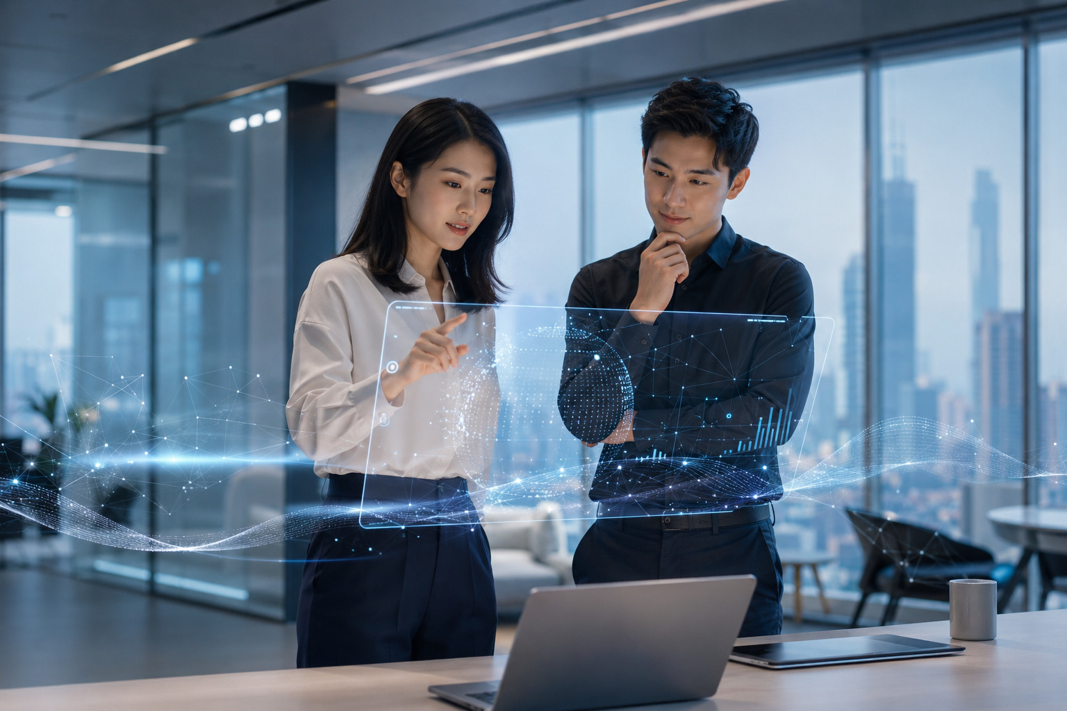 Pimker AI 自动化软件界面示意图